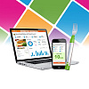 Brookstone HapiFork - умная вилка (Black) купить в интернет-магазине icover