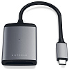 Адаптер Satechi Type-C UHS-II Micro/SD Card Reader ST-TCU3CRM (Space Grey) купить в интернет-магазине icover