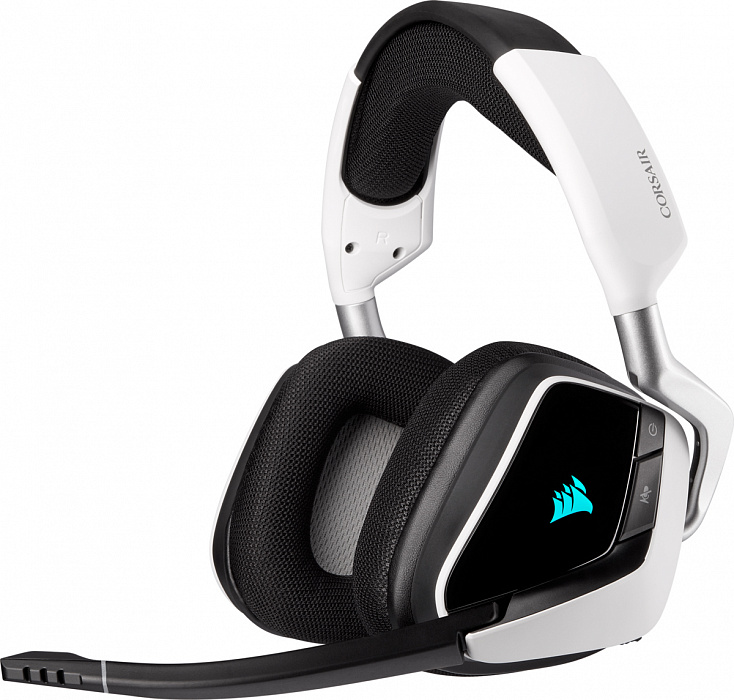 Беспроводная игровая гарнитура Corsair Gaming VOID RGB Elite CA-9011202-EU (White) купить в интернет-магазине icover
