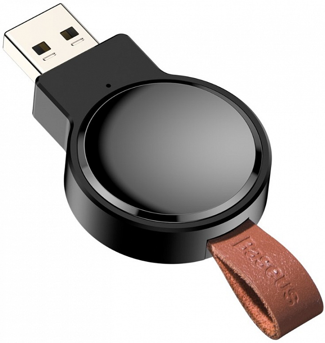 Беспроводное зарядное устройство Baseus Dotter Wireless Charger для часов (Black) купить в интернет-магазине icover