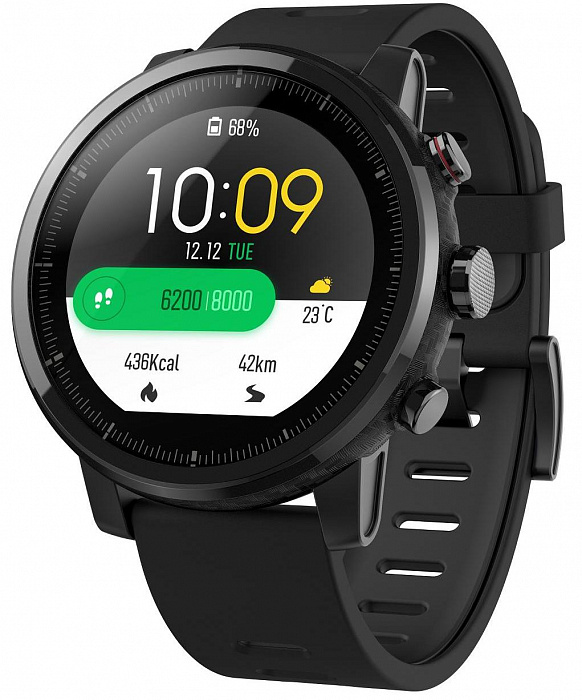 Спортивные часы Xiaomi Amazfit Stratos (Black) купить в интернет-магазине icover