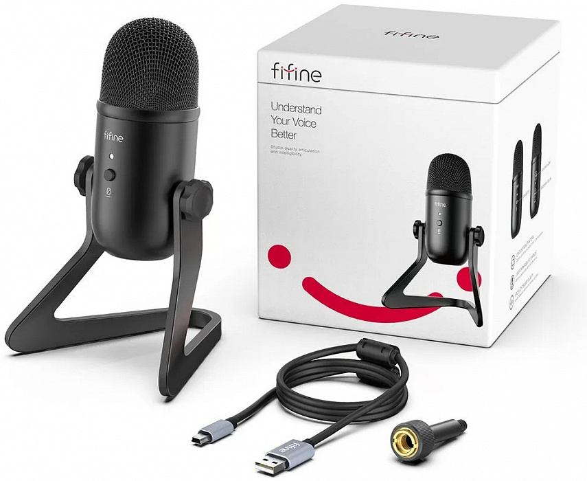 Микрофон Fifine K678 (Black) купить в интернет-магазине icover