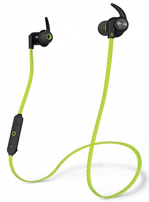 Спортивные беспроводные наушники Creative Outlier Sports (Green) купить в интернет-магазине icover
