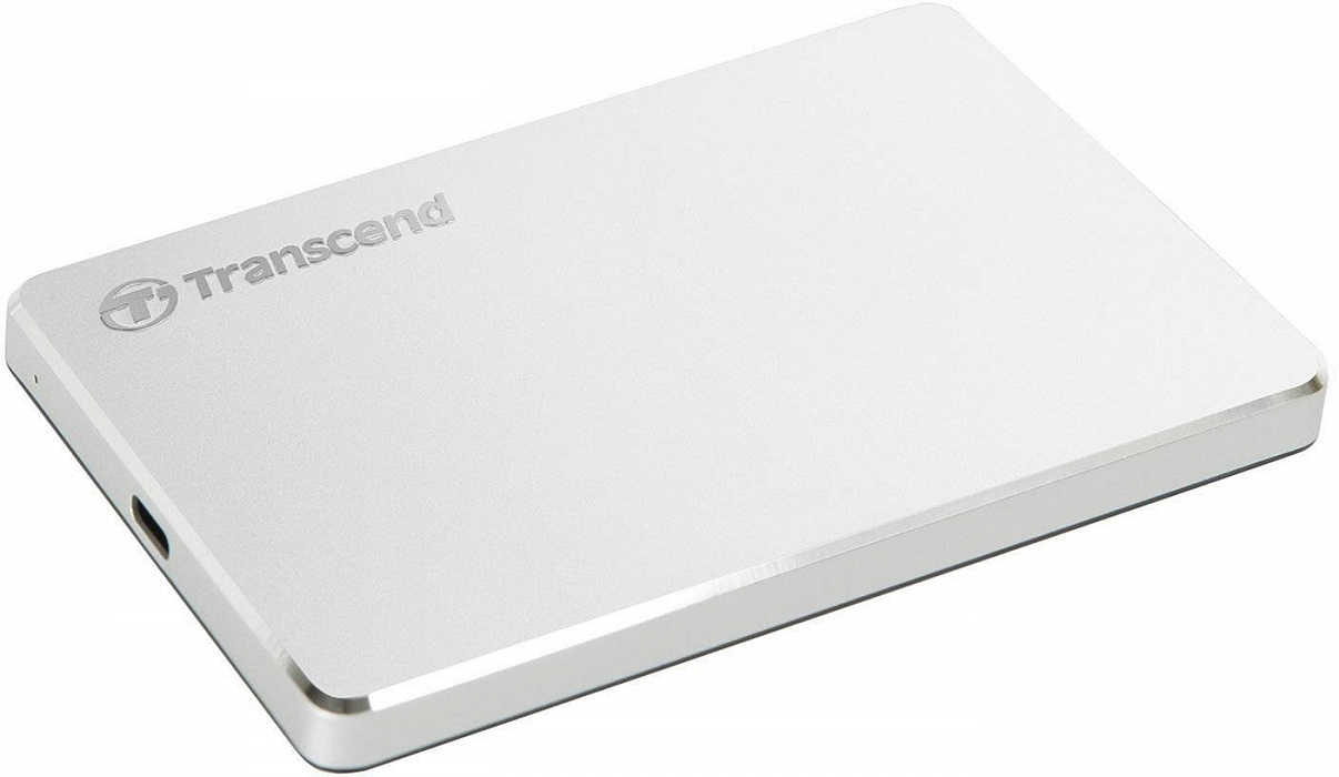 Внешний накопитель Transcend StoreJet 25C3S 2.5'' 1Tb HDD TS1TSJ25C3S (Silver) купить в интернет-магазине icover