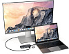 Хаб Satechi Multi-Port V2 Type-C 4K with Ethernet (Space Gray) купить в интернет-магазине icover