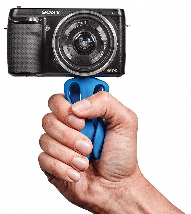 Трипод Miggo Splat Flexible (MW SP-CSC BL 20) для фотоаппаратов (Blue) купить в интернет-магазине icover