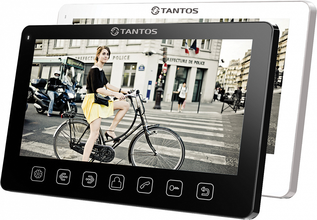 Tantos Prime Slim - монитор видеодомофона (Black) купить в интернет-магазине icover