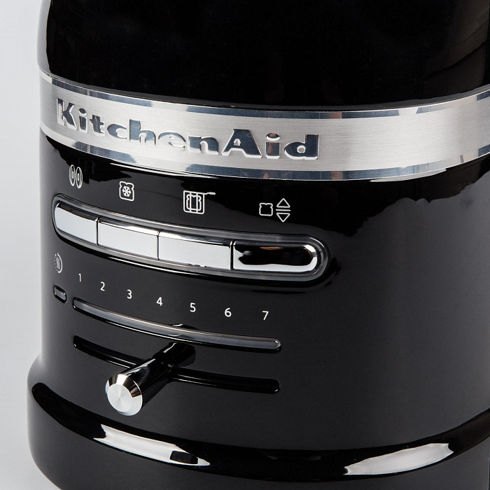 Тостер на 2 хлебца KitchenAid Artisan 2-Slice Automatic Toaster 5KMT2204EOB (Onyx Black) купить в интернет-магазине icover