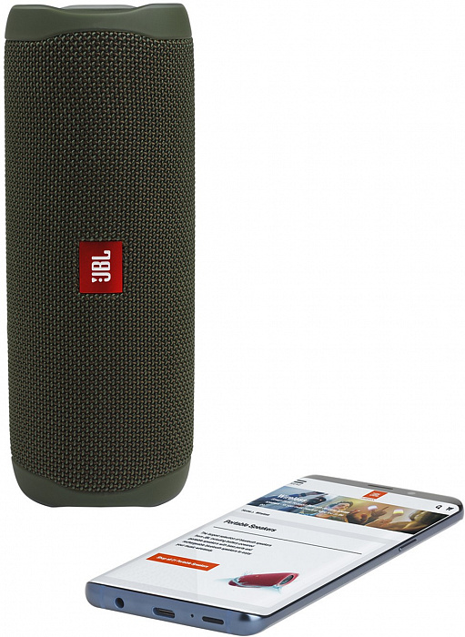 Портативная акустика JBL Flip 5 JBLFLIP5GREN (Green) купить в интернет-магазине icover