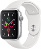 Умные часы Apple Watch Series 5 44mm Sport Band MWVD2RU/A (Silver/White) купить в интернет-магазине icover