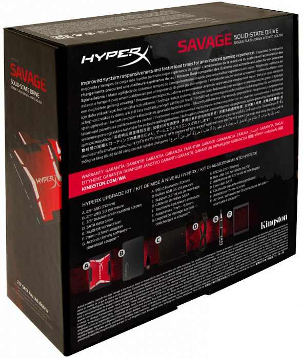 Kingston HyperX Savage 960GB (SHSS3B7A/960G) - SSD-накопитель купить в интернет-магазине icover