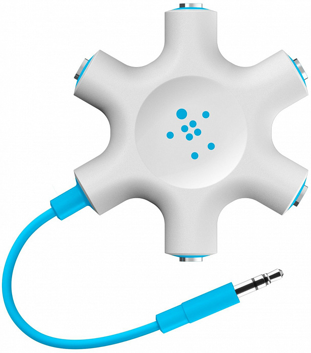 Разветвитель для наушников Belkin RockStar F8Z274BTBLU (Blue) купить в интернет-магазине icover