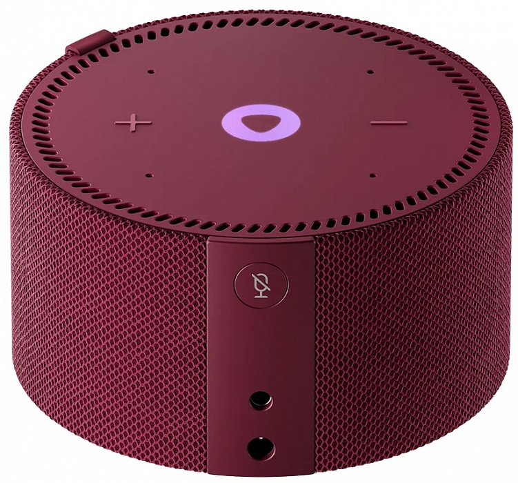 Умная колонка Яндекс.Новая Станция Мини с часами YNDX-00020 (Red) купить в интернет-магазине icover