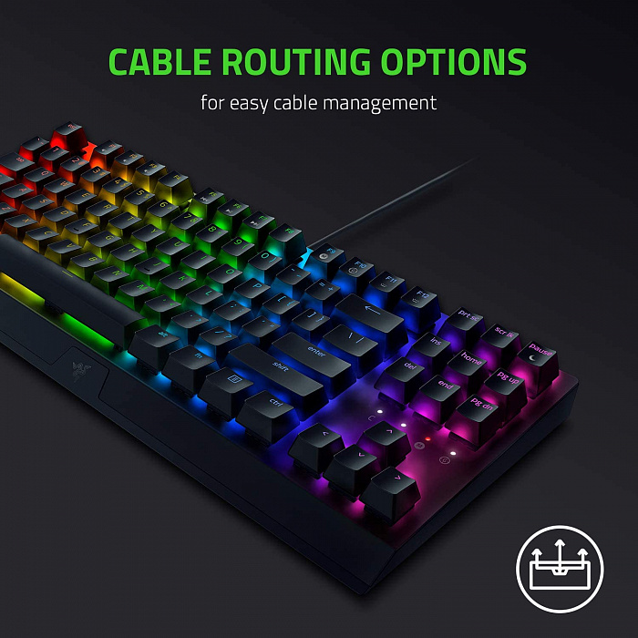 Игровая клавиатура Razer BlackWidow V3 Green Switch RZ03-03490700-R3R1 (Black) купить в интернет-магазине icover