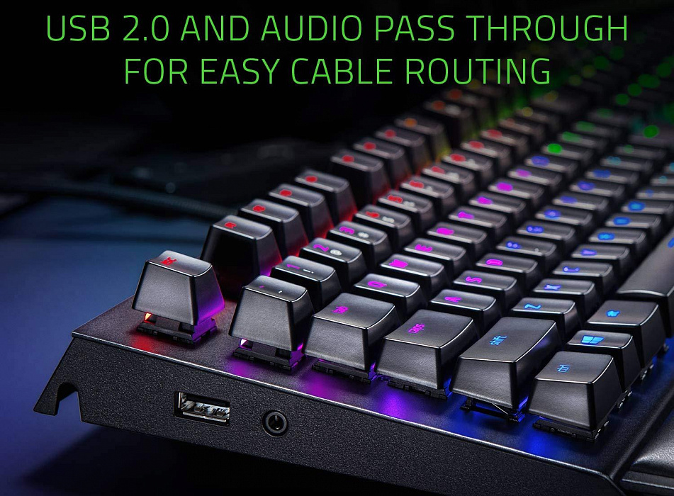 Игровая клавиатура Razer BlackWidow Elite Yellow Switch RZ03-02622700-R3R1 (Black) купить в интернет-магазине icover