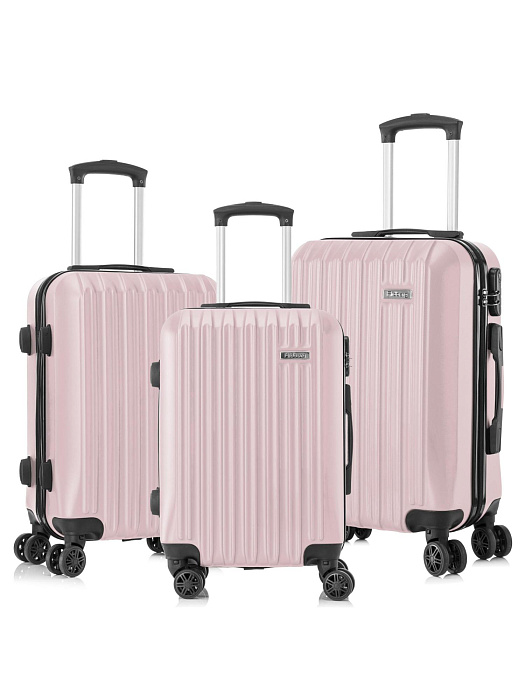 Комплект чемоданов Ridberg Discover L+M+S (Light Pink) купить в интернет-магазине icover