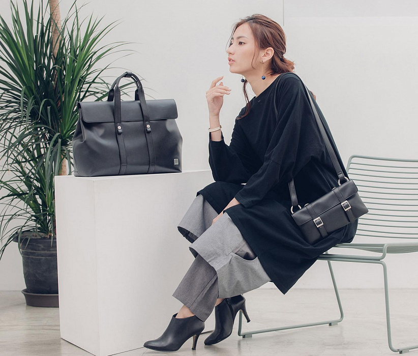 Сумка Moshi Treya Lite (99MO118002) для ноутбука 13'' (Black Amber) купить в интернет-магазине icover
