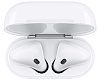Наушники Apple AirPods в футляре с беспроводной зарядкой MRXJ2 (White) купить в интернет-магазине icover
