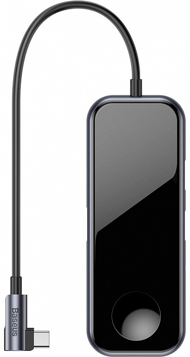 USB-концентратор Baseus Mirror Series Multifunctional Wireless Charger USB-C CAHUB-AZ0G (Black) купить в интернет-магазине icover