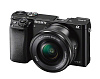 Фотоаппарат Sony Alpha A6000 Kit 16-50mm f/3.5-5.6 OSS SELP1650 (Black) купить в интернет-магазине icover