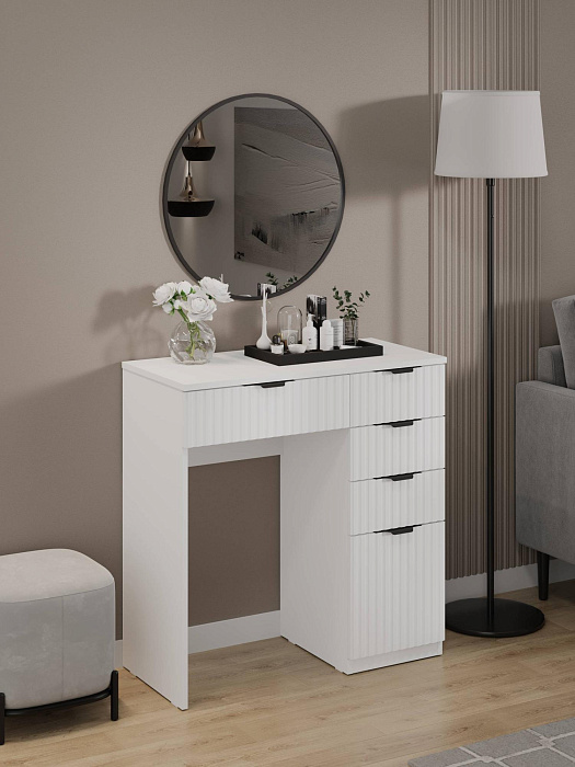 Стол туалетный RIDBERG LUGANO 5Я (White/Black) купить в интернет-магазине icover