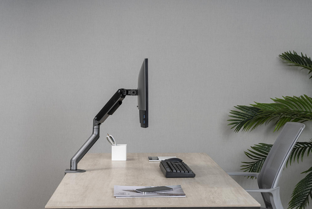 Кронштейн Ridberg Monitor Arm LDT63-C012 (Space Grey) купить в интернет-магазине icover