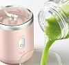Портативный блендер Deerma Wireless Juicer DEM-NU05 (Pink) купить в интернет-магазине icover