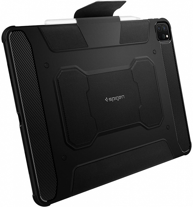 Чехол Spigen Rugged Armor Pro (ACS02889) для iPad Pro 12.9" 2021 (Black) купить в интернет-магазине icover