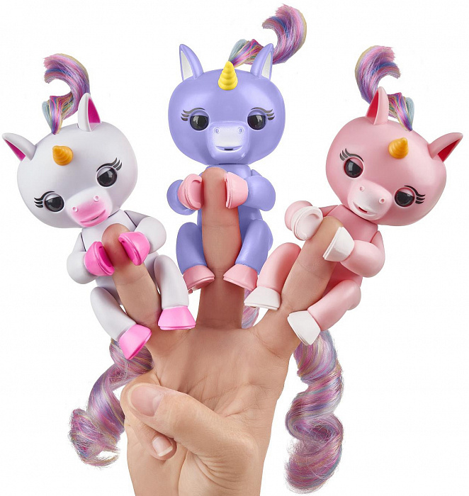 Интерактивная игрушка WowWee FingerLings Единорог Гиги 3708 (White) купить в интернет-магазине icover