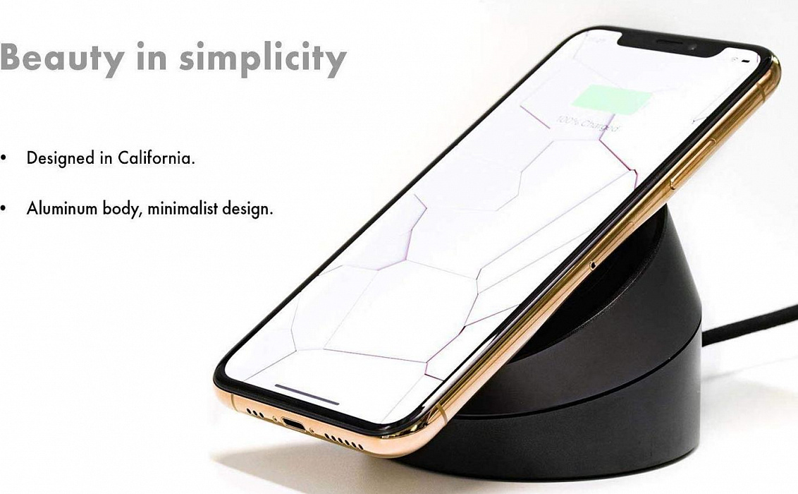 Беспроводное зарядное устройство Sum DIAL (Obsidian Black) купить в интернет-магазине icover