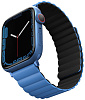 Ремешок Uniq Revix reversible Magnetic (45MM-REVBLUBLK) для Apple Watch 42/44/45 mm (Blue/Black) купить в интернет-магазине icover