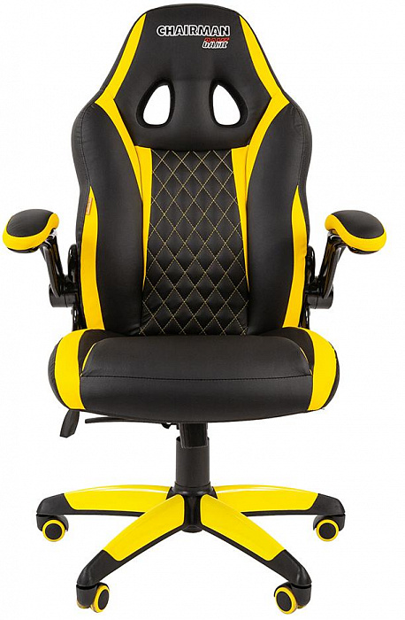 Игровое кресло Chairman Game 15 (Black/Yellow) купить в интернет-магазине icover