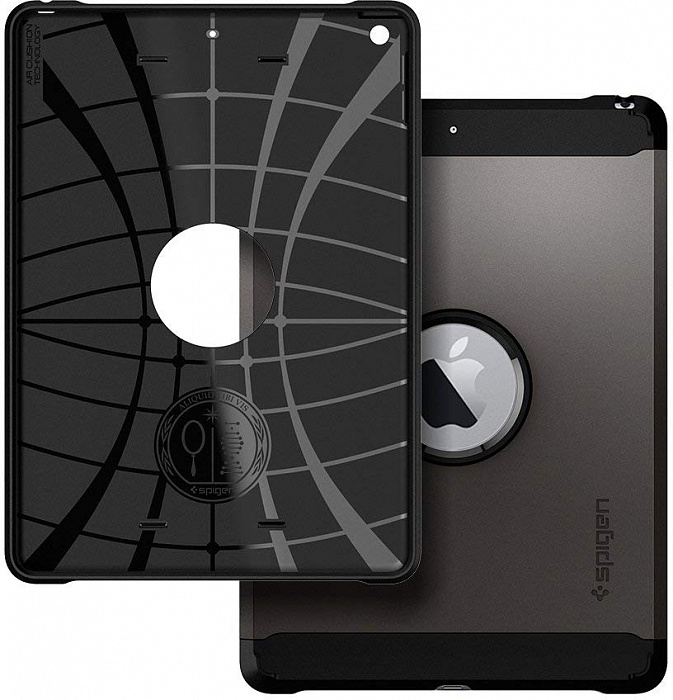 Чехол-накладка Spigen Tough Armor (053CS22261) для iPad 9.7 (Gun metal) купить в интернет-магазине icover