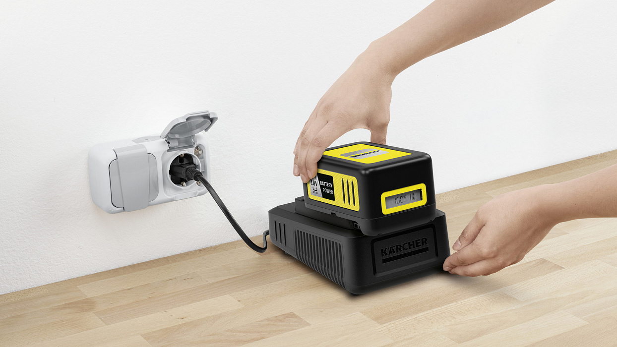 Сменный аккумулятор Karcher Battery Power 18V 5Ah (2.445-035.0) купить в интернет-магазине icover