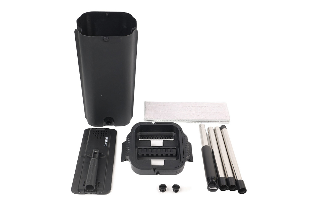 Швабра и ведро с отжимом Ridberg Scrape Mop Grand (Black) купить в интернет-магазине icover