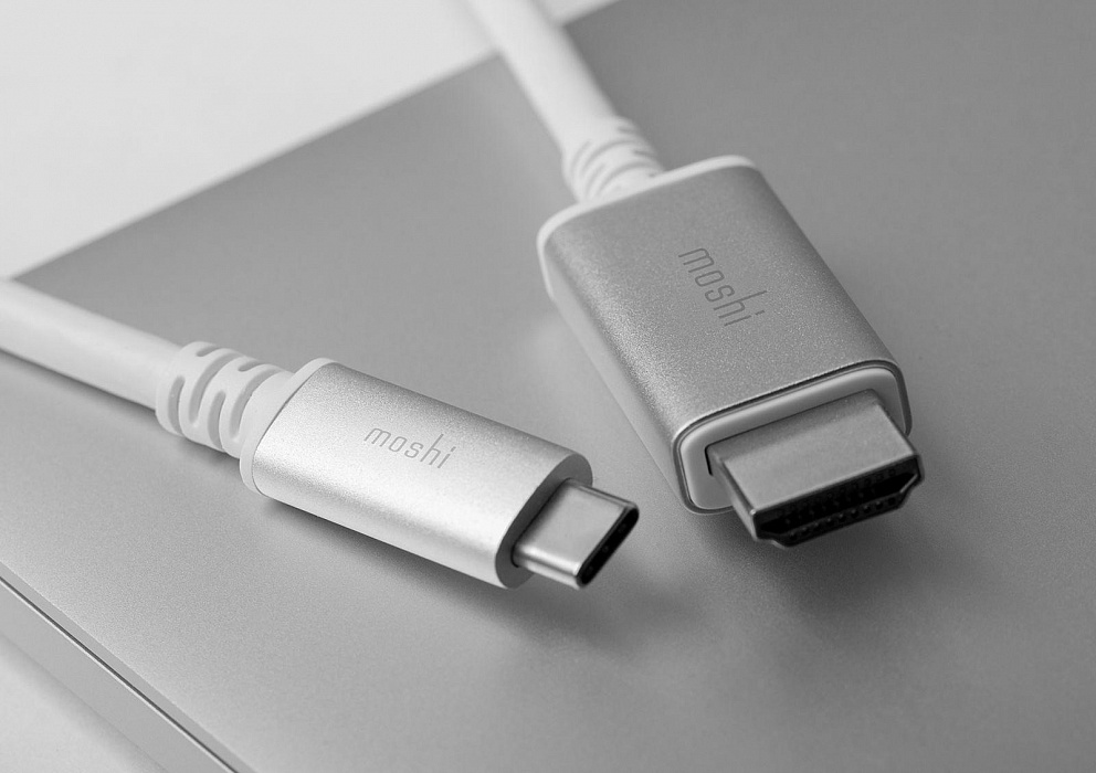 Кабель Moshi USB-C to HDMI 2m 99MO084103 (White) купить в интернет-магазине icover