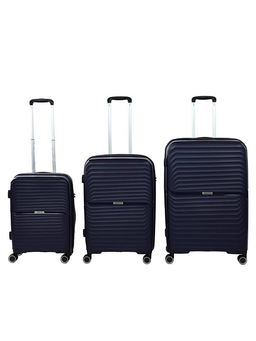 Комплект чемоданов Ridberg Business L+M+S (Dark Blue) купить в интернет-магазине icover