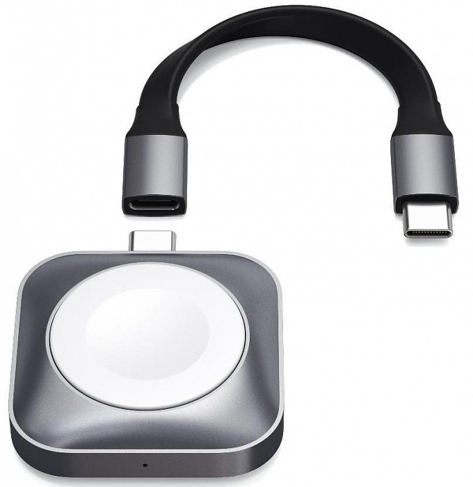 Кабель-переходник Satechi USB-C Extension Cable 120mm ST-TCECM (Space Grey) купить в интернет-магазине icover