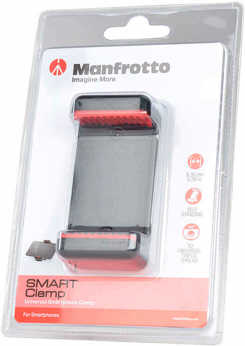 Универсальный держатель Manfrotto MCLAMP для смартфона (Black) купить в интернет-магазине icover