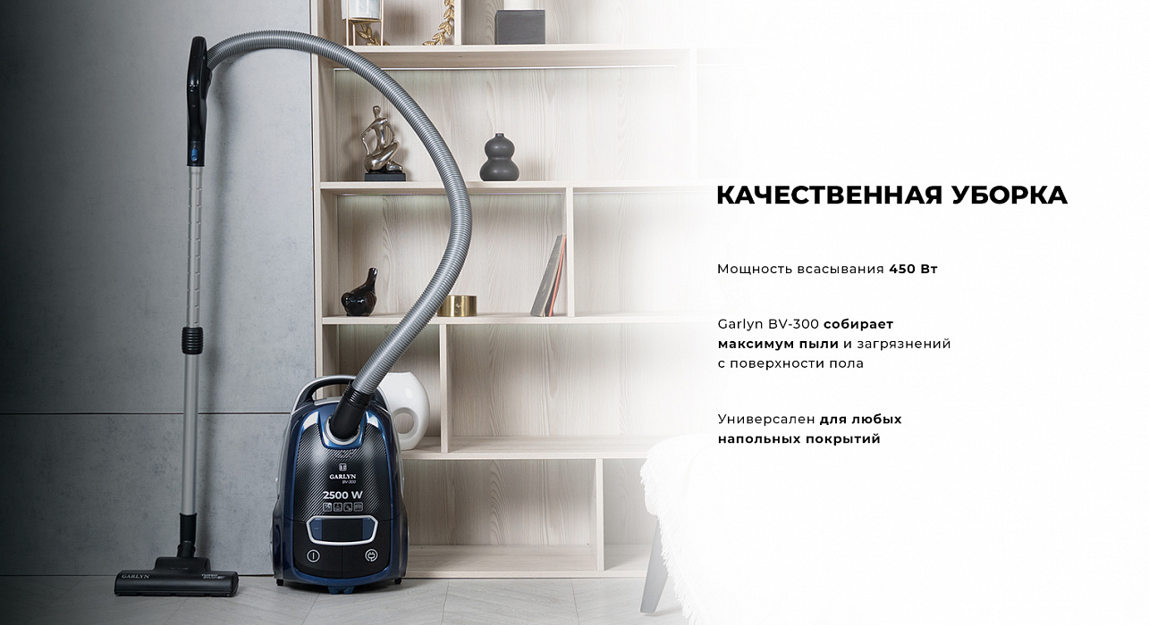 Пылесос Garlyn BV-300 (Blue) купить в интернет-магазине icover