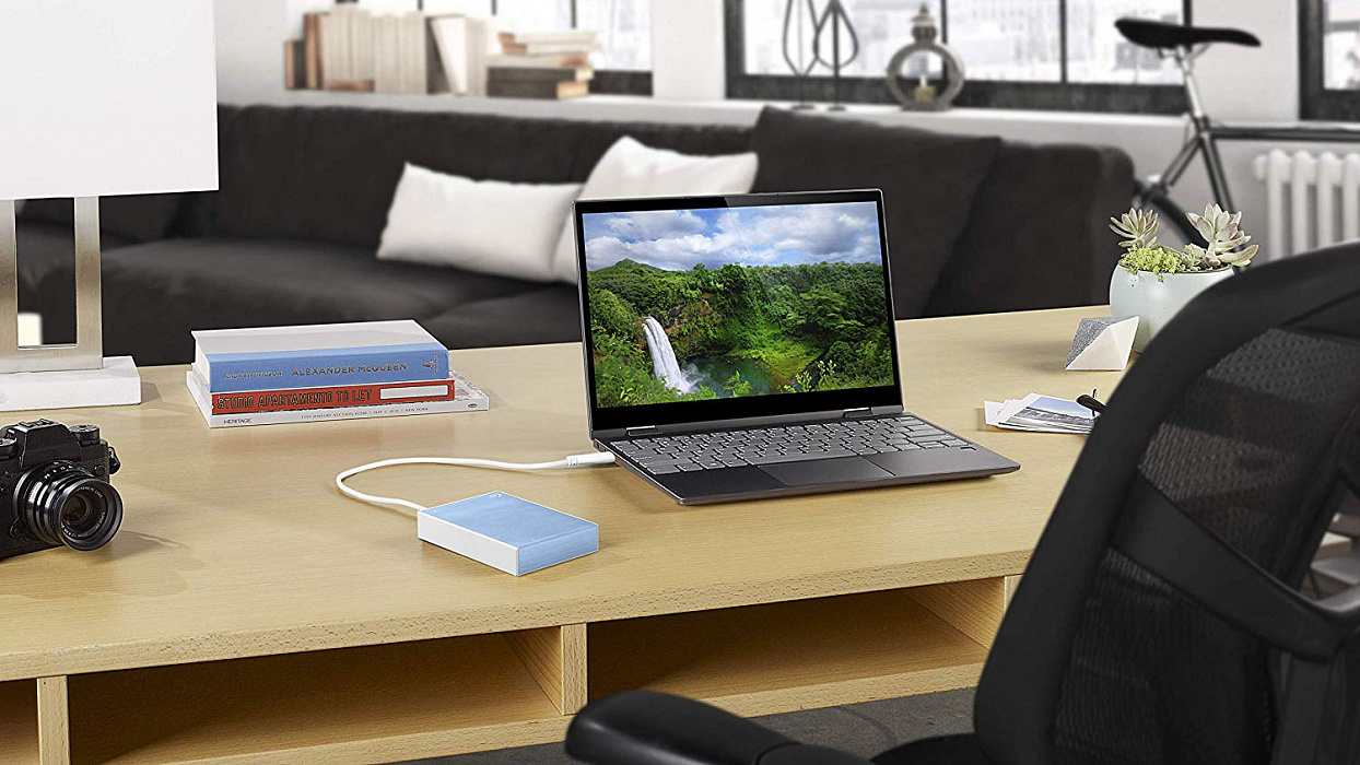 Внешний жесткий диск Seagate Backup Plus 2.5" USB 3.0 4Tb HDD STHP4000402 (Light Blue) купить в интернет-магазине icover