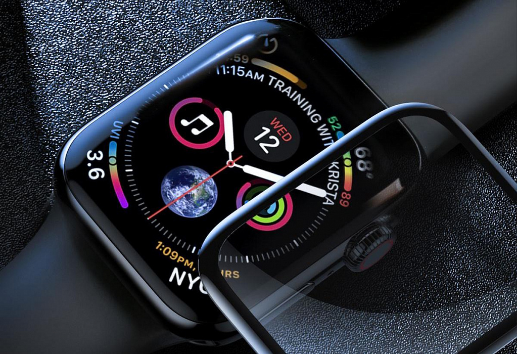 Защитное стекло uBear 3D (GL29BL42-AW3) для Apple Watch Series 3 42mm (Black) купить в интернет-магазине icover
