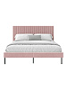 Кровать двуспальная RIDBERG LUGANO 160x200 Велюр NEO 15 (Pink) купить в интернет-магазине icover