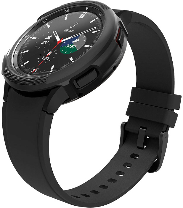 Чехол Spigen Liquid Air (ACS03140) для Samsung Galaxy Watch 4 Classic 46mm (Black) купить в интернет-магазине icover
