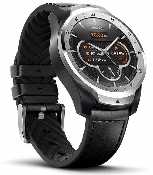 Умные часы Ticwatch Pro (Silver) купить в интернет-магазине icover