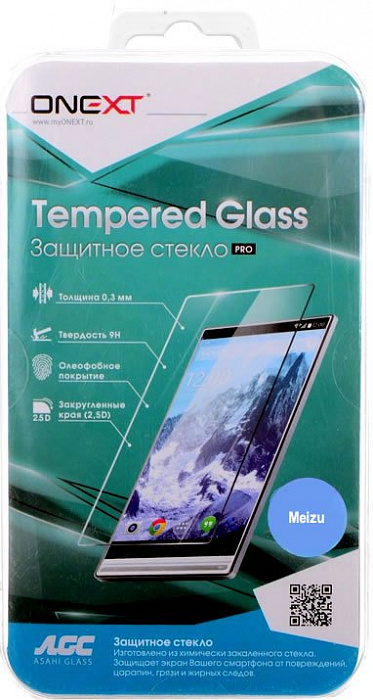 Onext Glass - защитное стекло для Meizu M3 Note купить в интернет-магазине icover