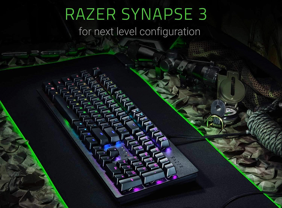 Игровая клавиатура Razer Huntsman RZ03-02521100-R3R1 (Black) купить в интернет-магазине icover