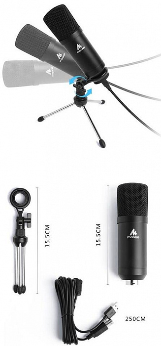 Микрофон Maono AU-A04TR (Black) купить в интернет-магазине icover