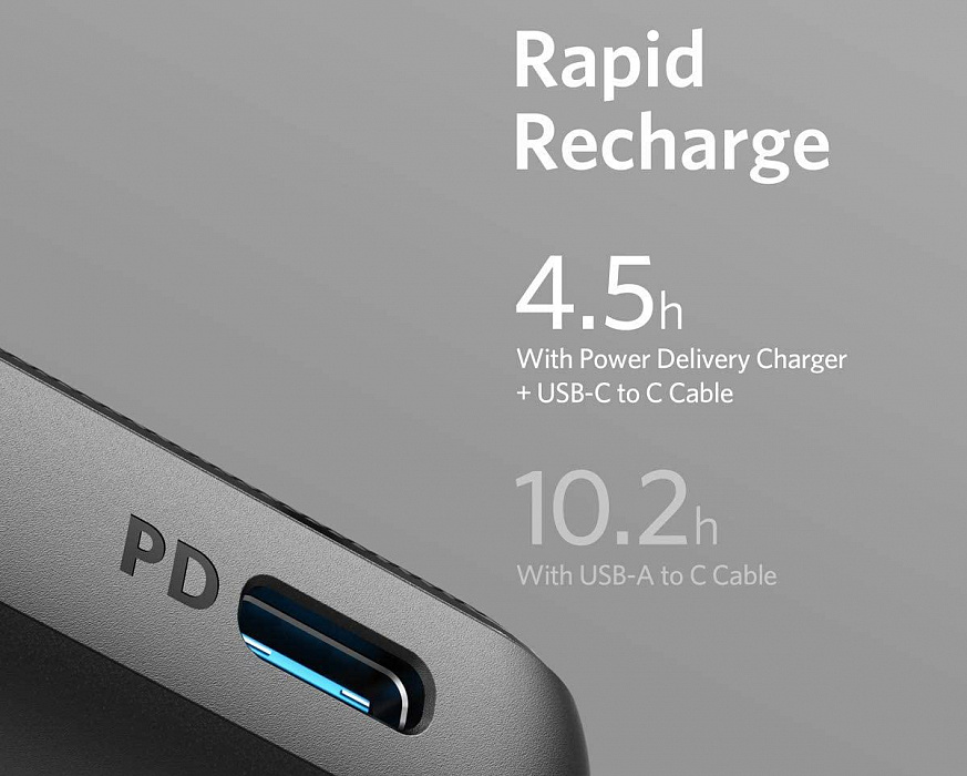 Внешний аккумулятор Anker PowerCore III Sense 10000 mAh (Black) купить в интернет-магазине icover