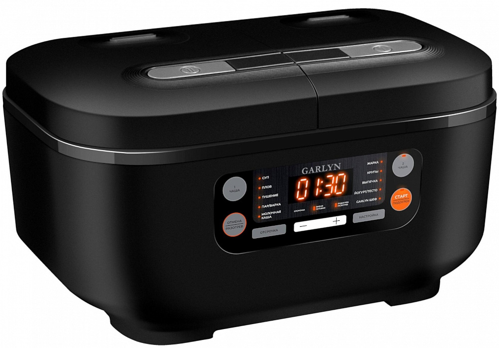 Мультиварка Garlyn MR-Duo 5 (Black) купить в интернет-магазине icover